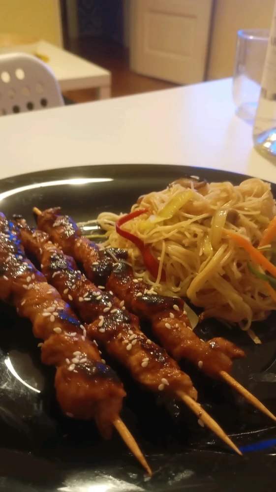 Yakitori & noodles
