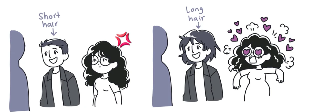 Personal preference in men