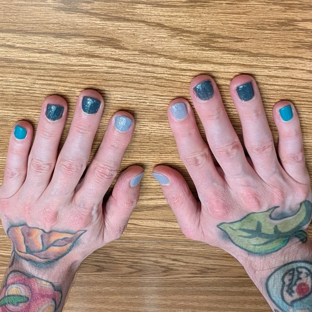 Anime inspired nails