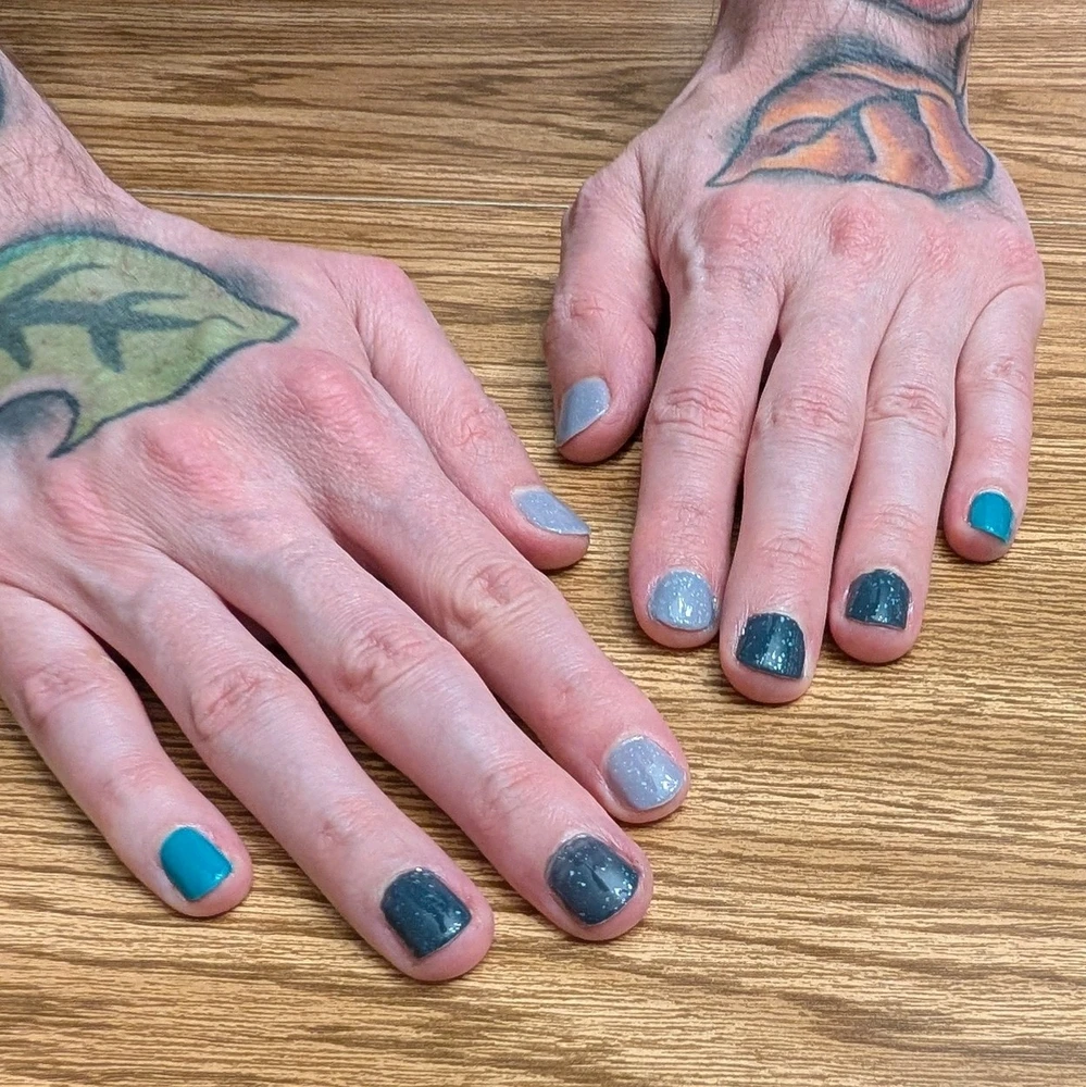 Anime inspired nails