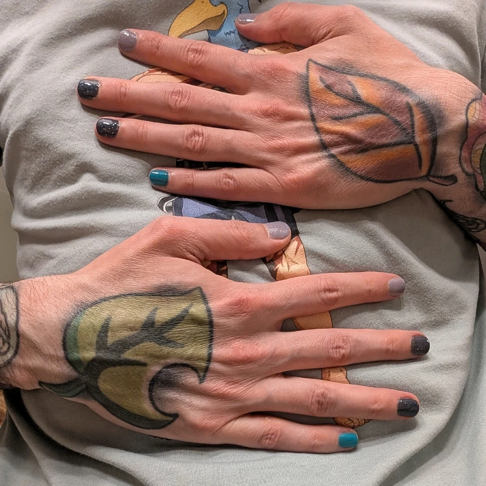 Anime inspired nails