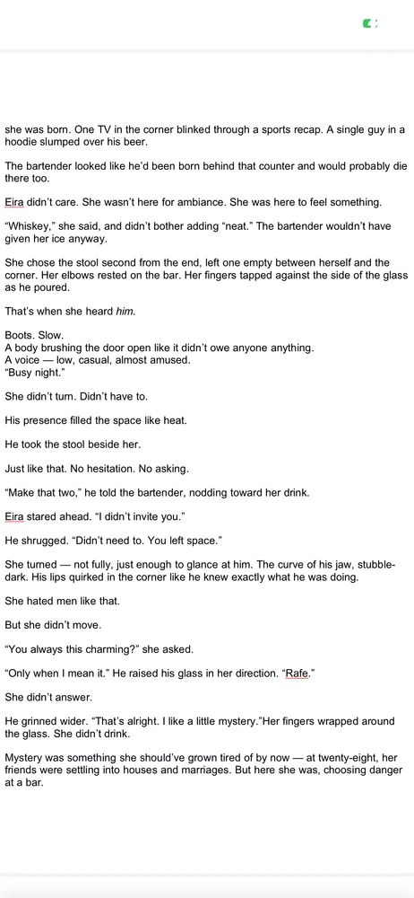 Sooo i am super close to finishing my book…. And thought about publishing it. Soooo tossing out my first chapter…