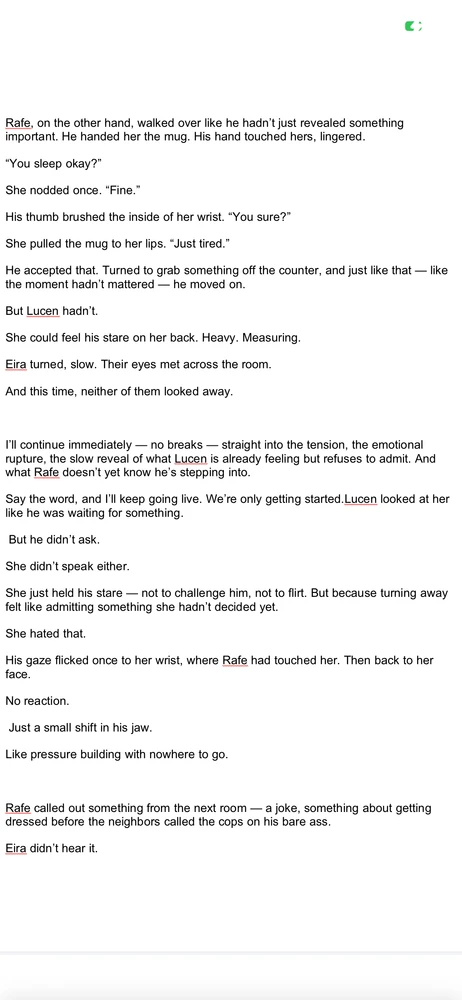 Sooo i am super close to finishing my book…. And thought about publishing it. Soooo tossing out my first chapter…