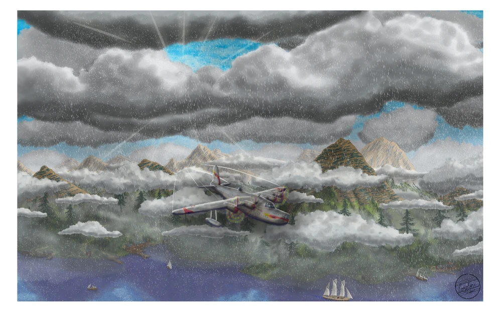 A coupe of pieces I did when I was properly depressed last winter