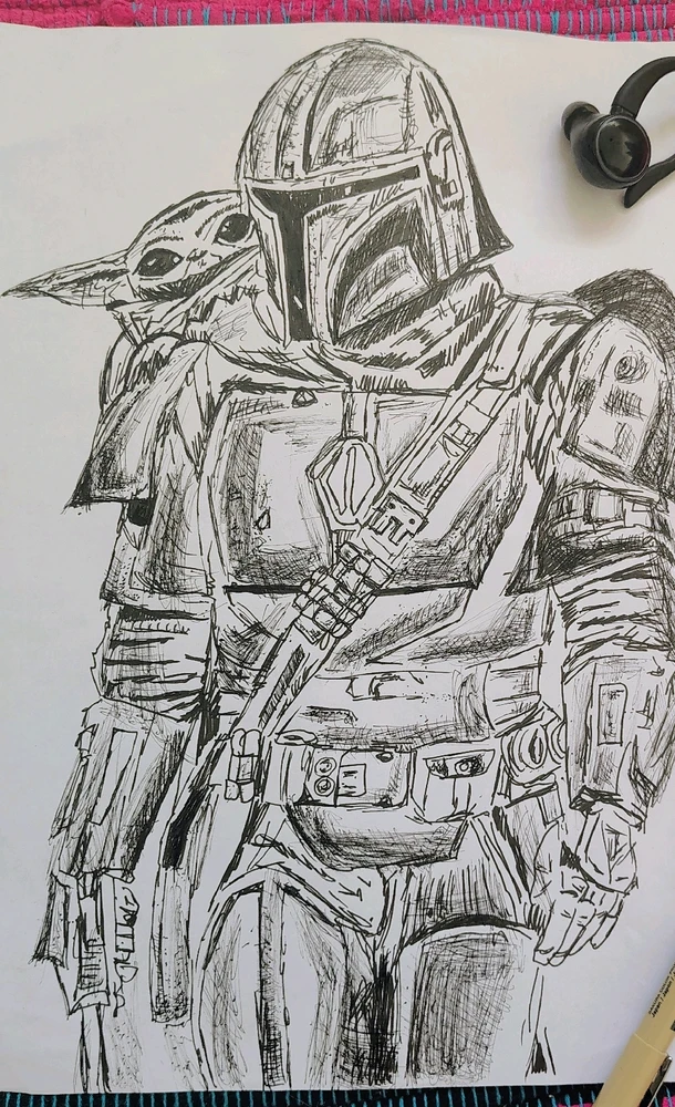 Sunday wine vibes sketch..