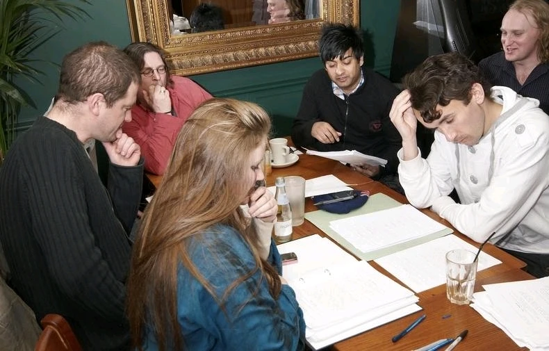 In theater class we did table reads when I was a teen.