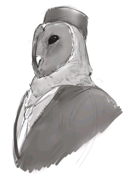 Artwork of my fursona done by a Russian friend of mine 