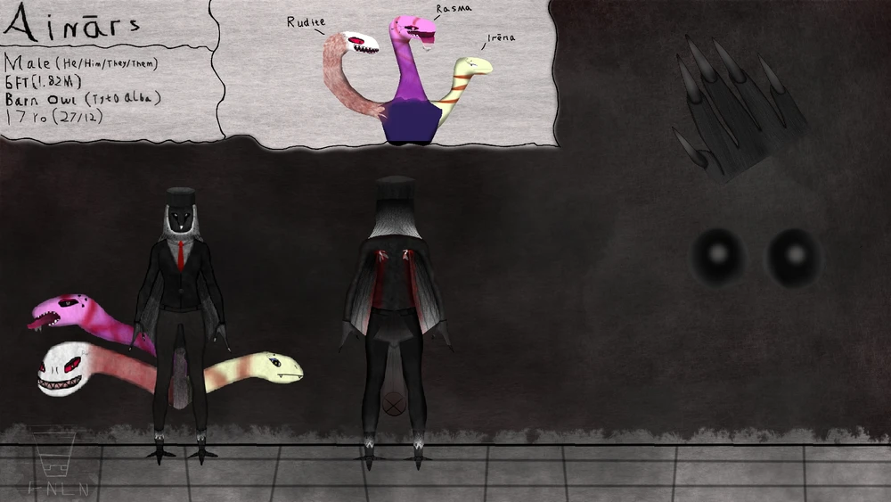 My fursona's ref sheet