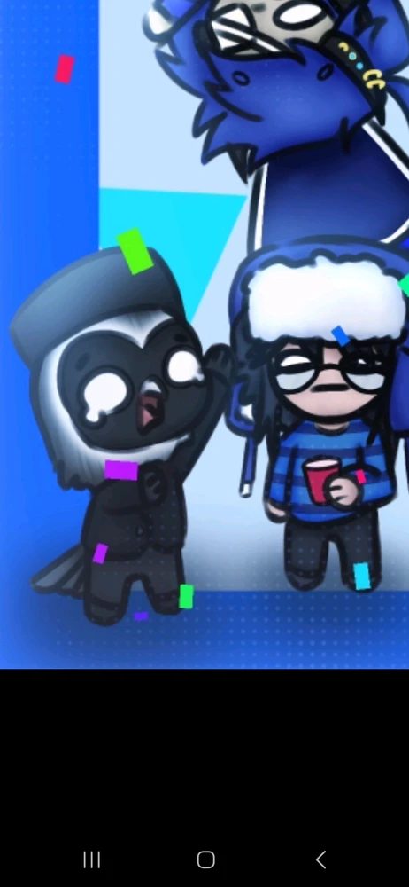 My fursona in a chibi style from one of my good online friends