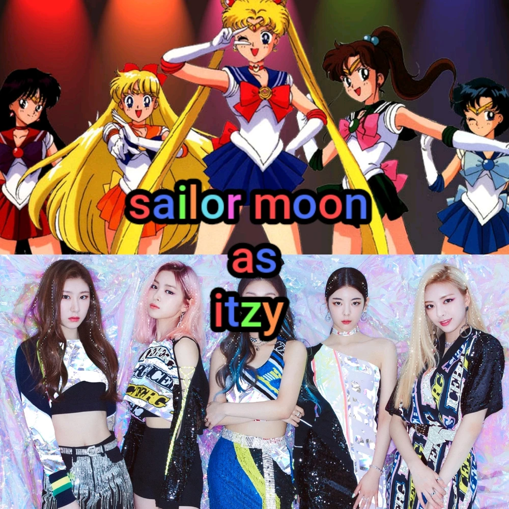 Sailor moon and itzy