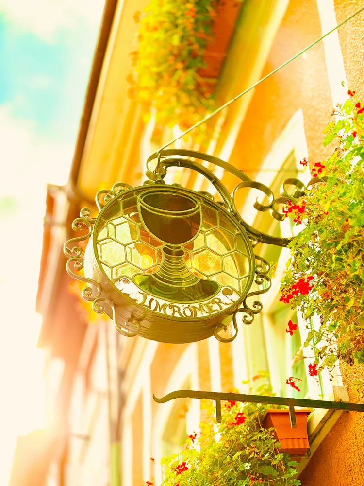 Just a sign of the local cafe