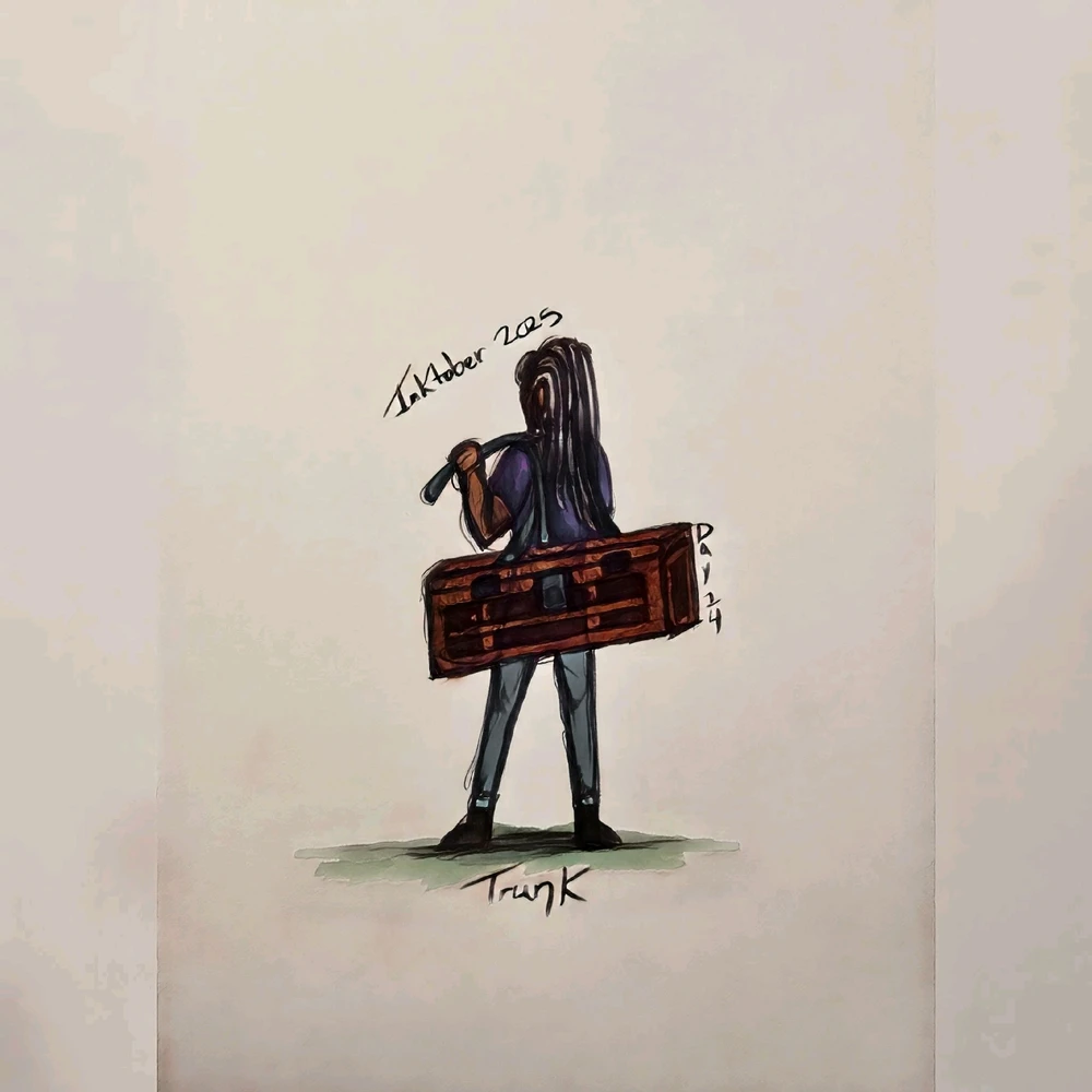 Inktober 2025, Day 14: Trunk