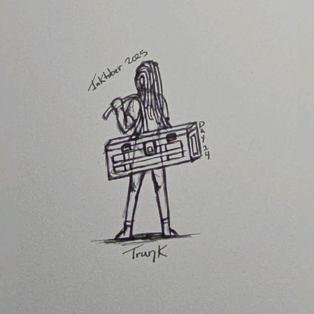 Inktober 2025, Day 14: Trunk