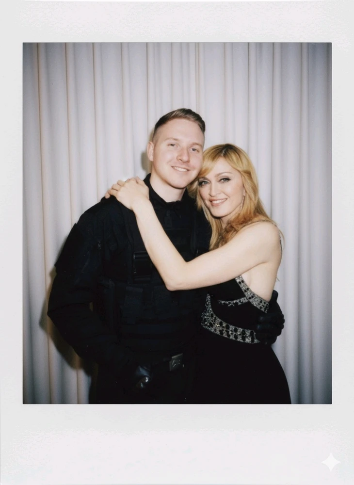 Polaroid-style image, generated by Google Gemini