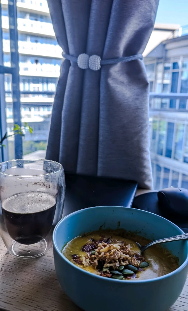 My breakfast 🤤🥣☕