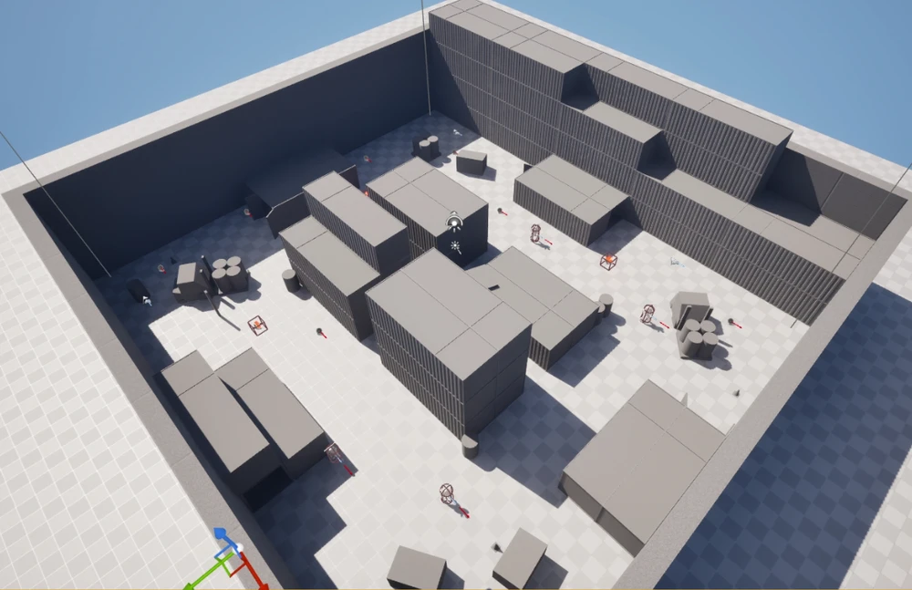 Had to make a rough map layout for one of my unreal engine 5 college classes, does anyone know what map I recreated?