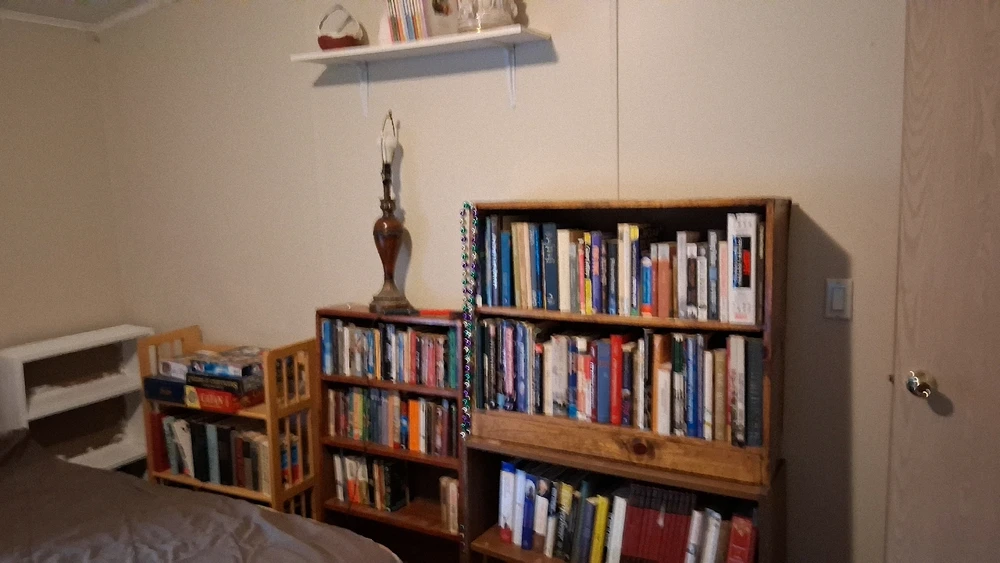 Slowly getting my "library" bedroom put together