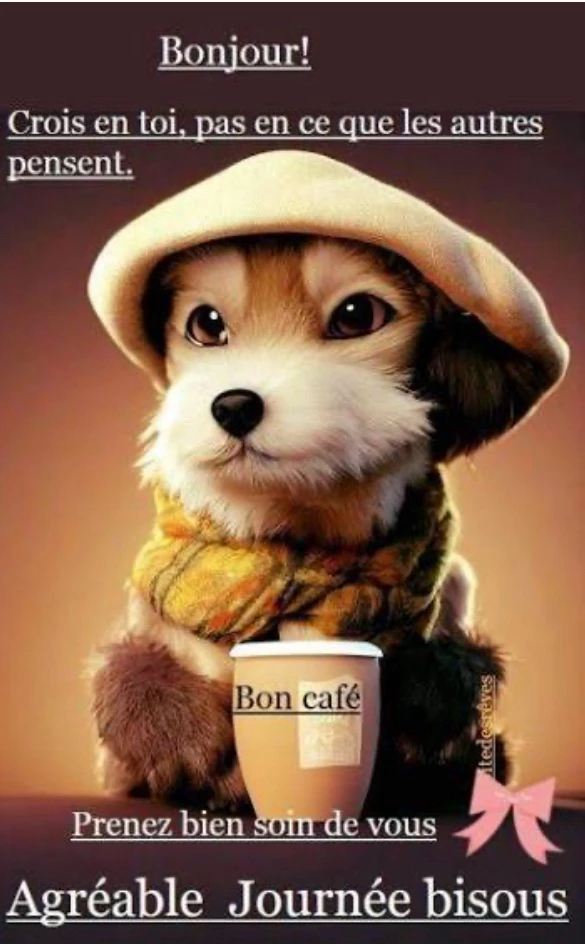 Bonjour bon week-end