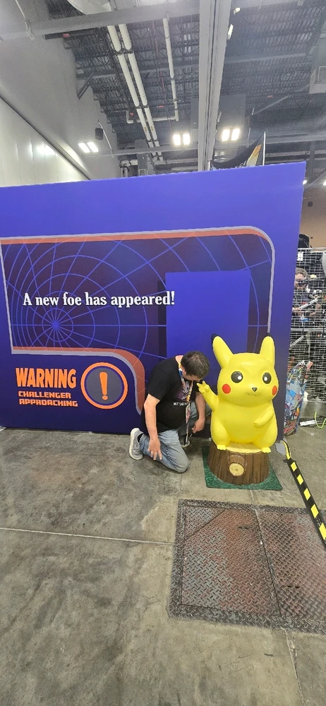 Pickachu playing dirty trick. Animate columbus!