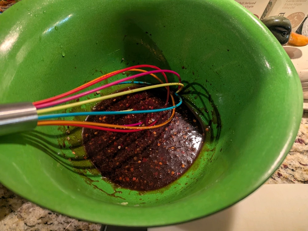 Sauce waiting in a bowl