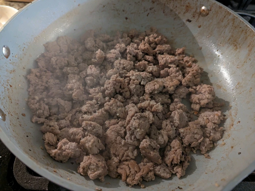 Ground turkey takes forever to cook