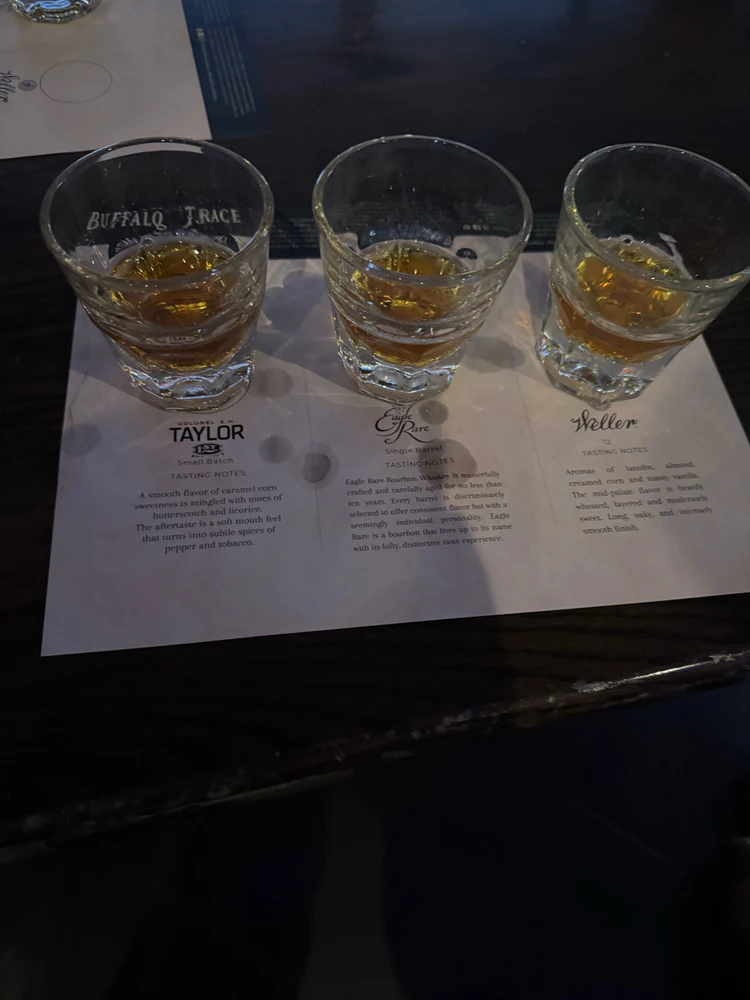 Bourbon tasting