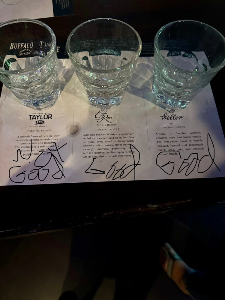 Bourbon tasting