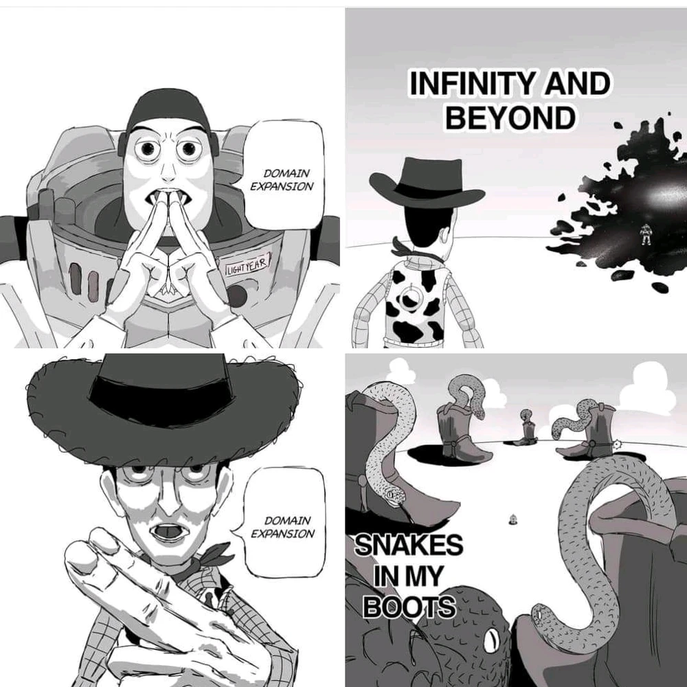 Jjk crossover toystory