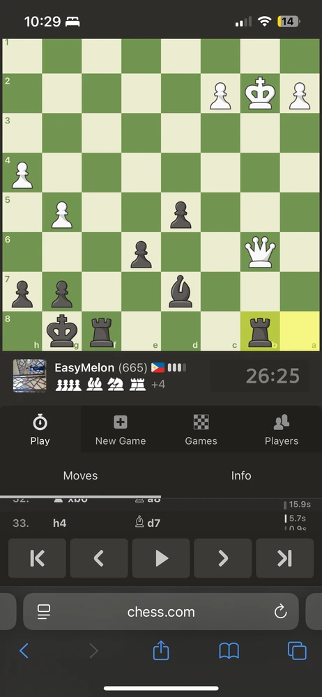 Thankfully I saved myself