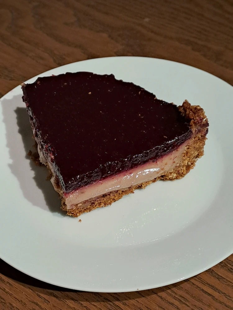 Reis mit Ayvarsoße und Blaubeer-Puddingkuchen