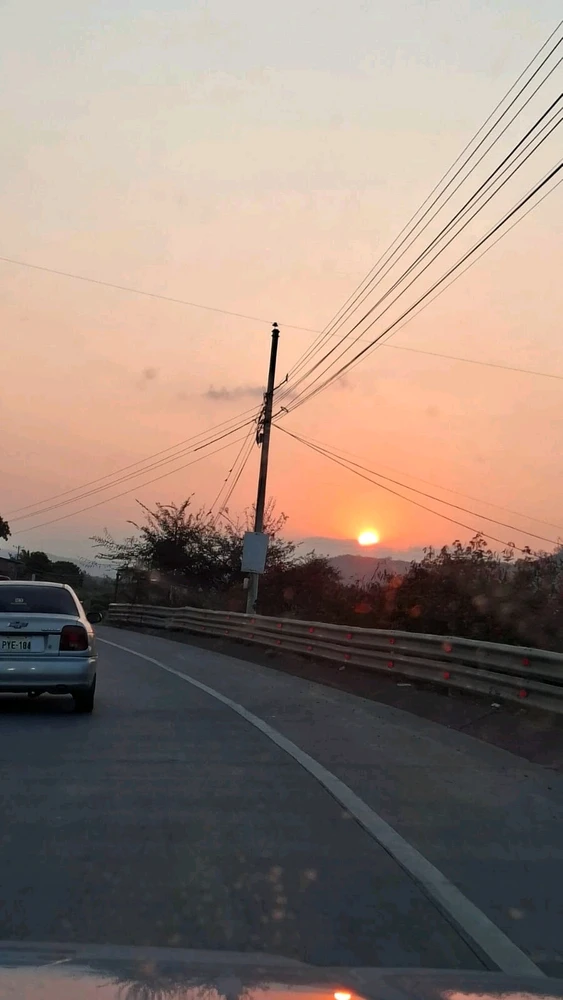 The best thing about taking a road trip is the sunsets.