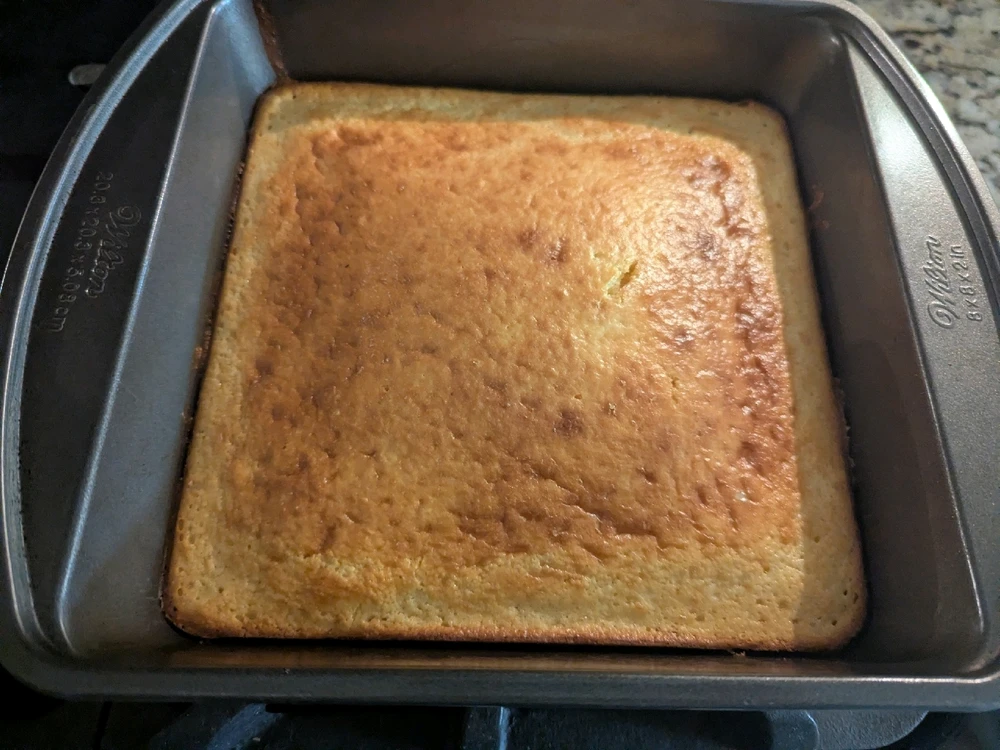 Fresh baked corn bread