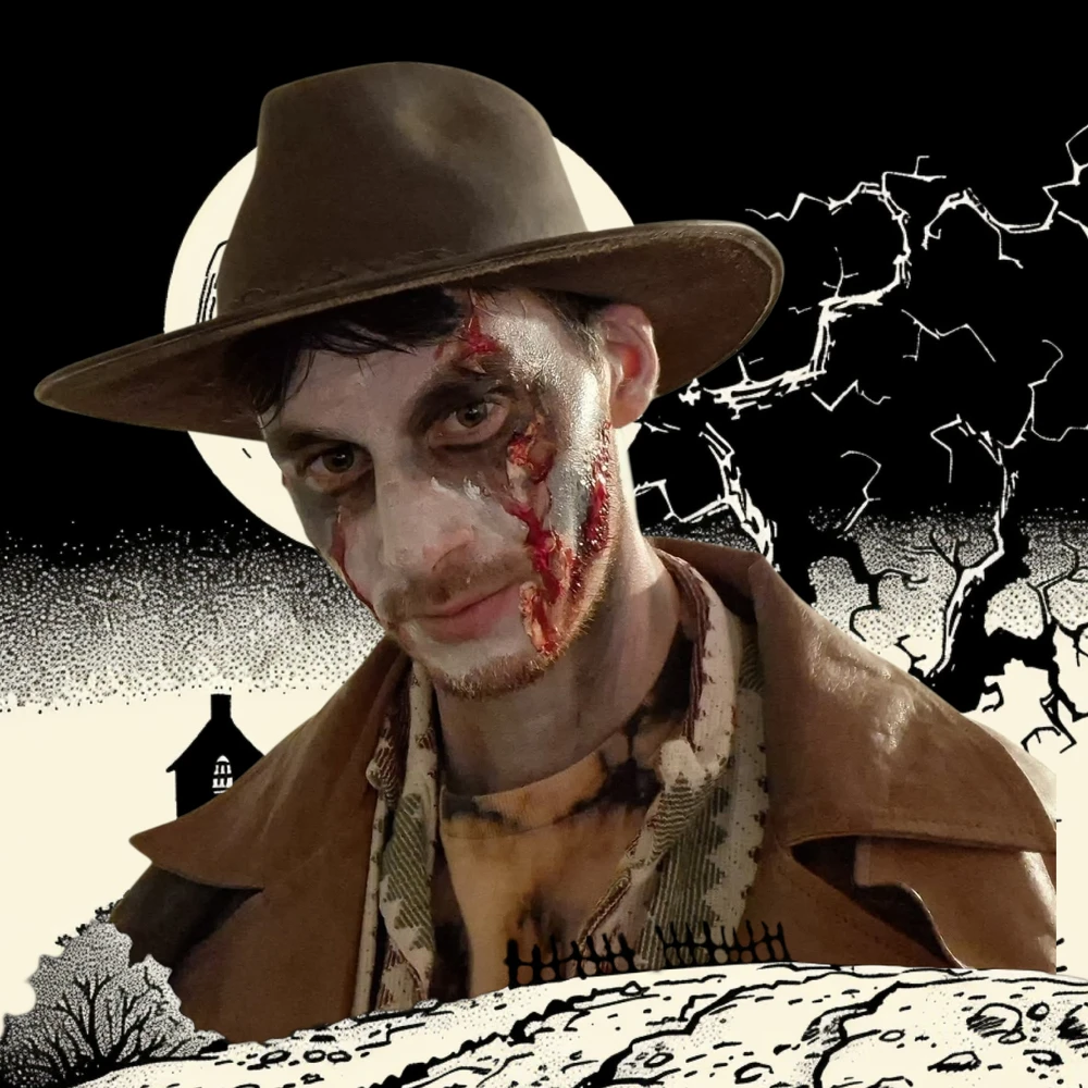 Boo! I am a scary ghoul character 😅 take your pick i've had all sorts. Getting a bit of practice before next weekend 🤪 it's gonna be cold but fun! lol 😆 😅