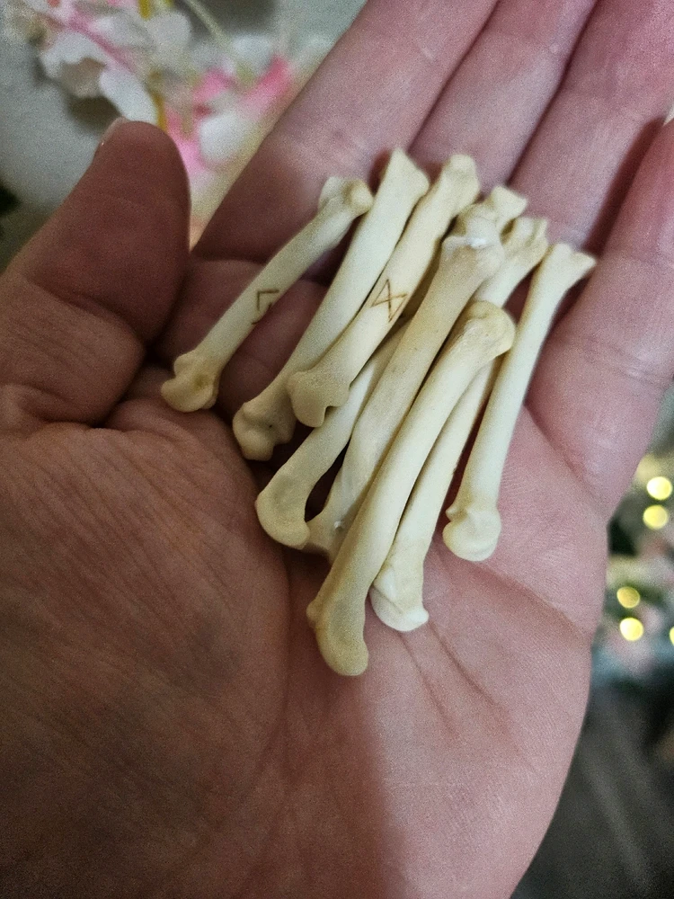 Finally have some bone runes made from foxes