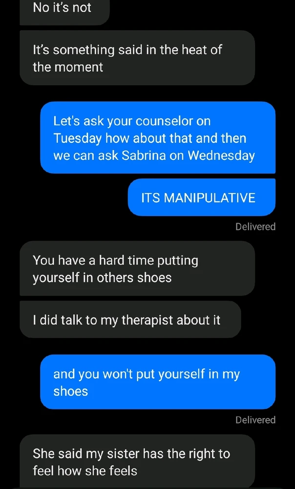 Am I crazy? I feel like I'm being gaslit