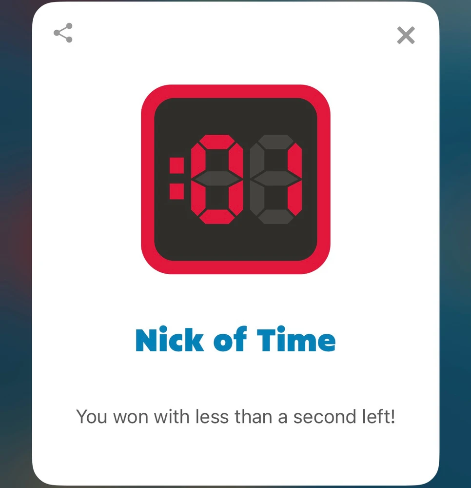 So close literally , 0.1 sec lol 😂