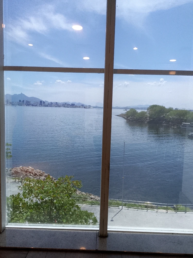 A limpíssima baía de Guanabara🤣/The amazingly clean Guanabara Bay🤣
/s