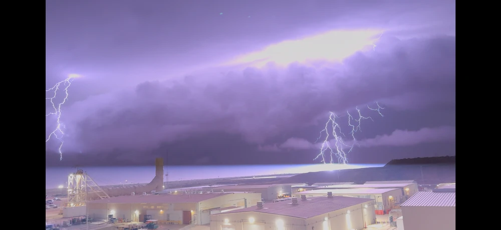 Lightning strikes i managed to capture