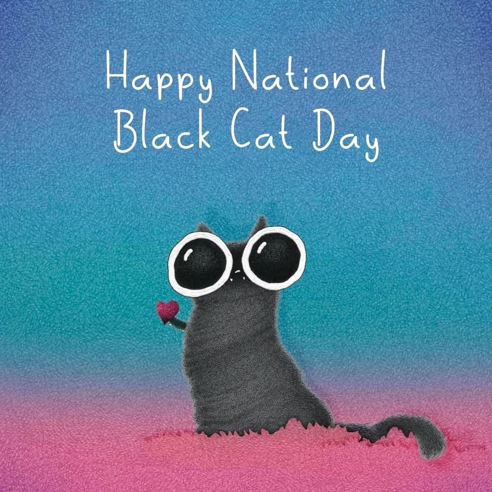 Feliz dia do gato preto 🐱