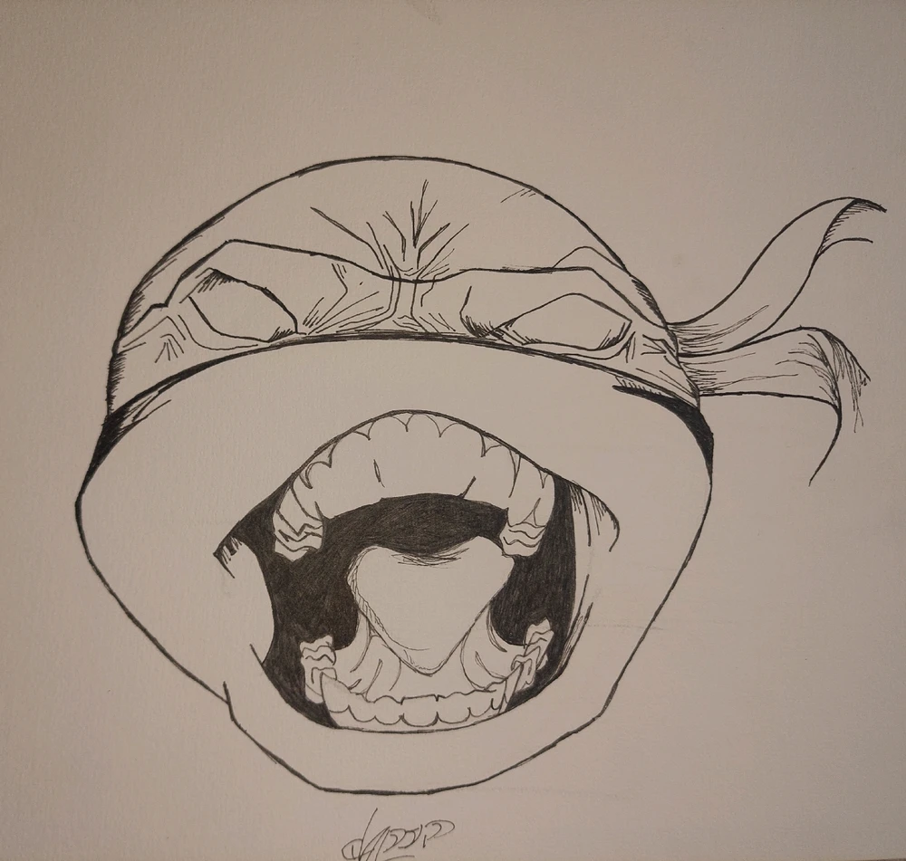 Vieux dessin de Tortue Ninja