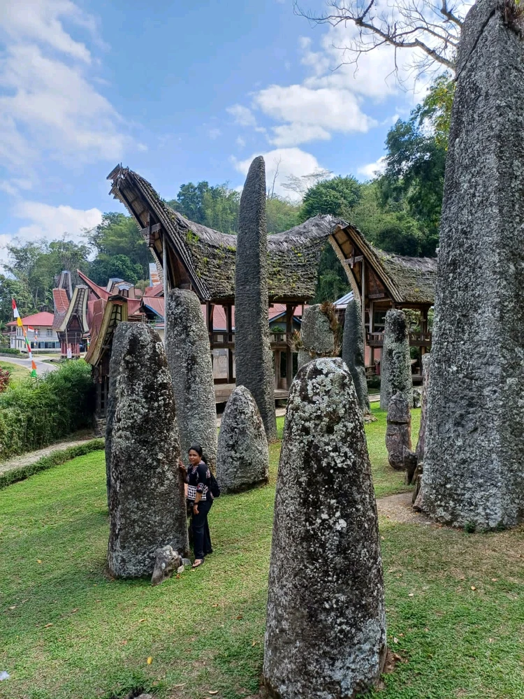 Menhirs and stone graves