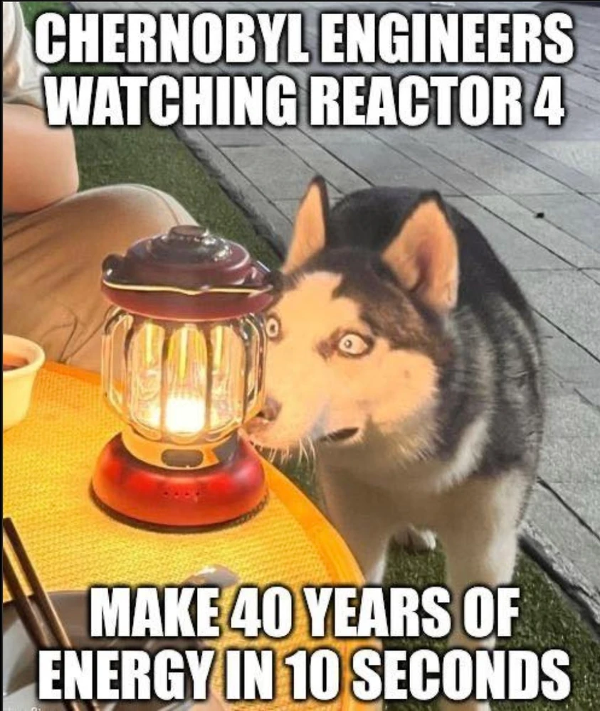 My dog would absolutely eat yellowcake.