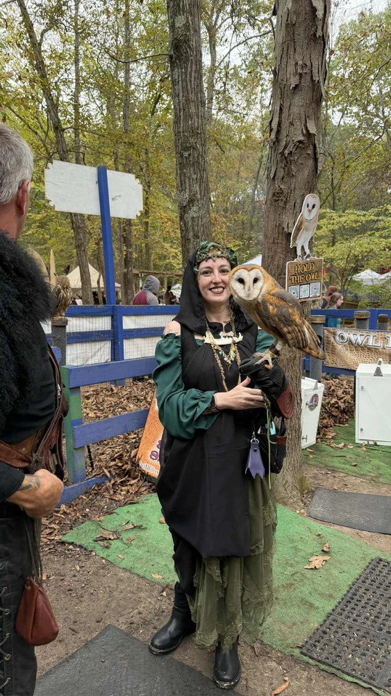I met 2 owls this weekend!!!
