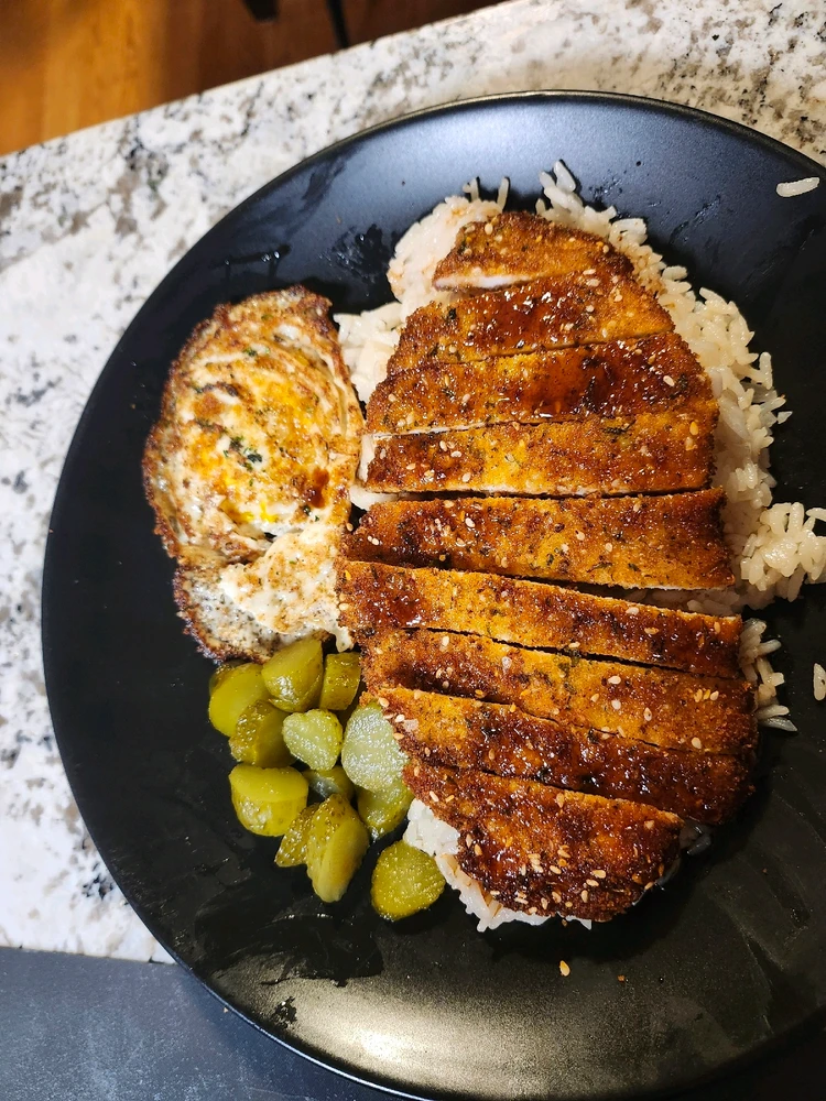 Pork cutlet for dinner 🤤