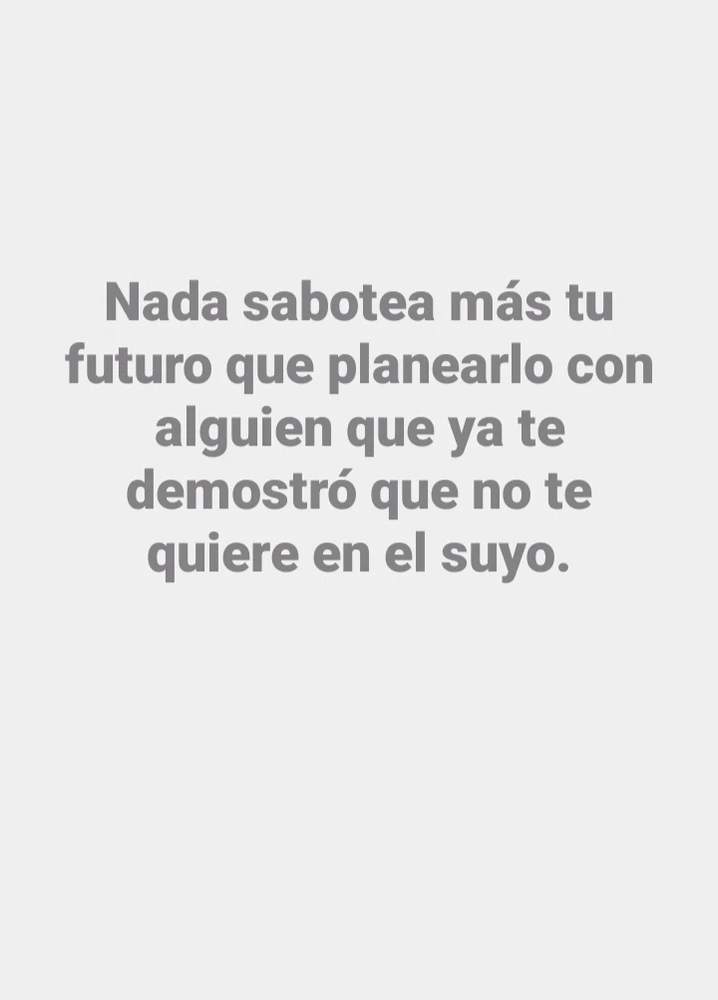 Duele, pero hay que aceptarlo y seguir...