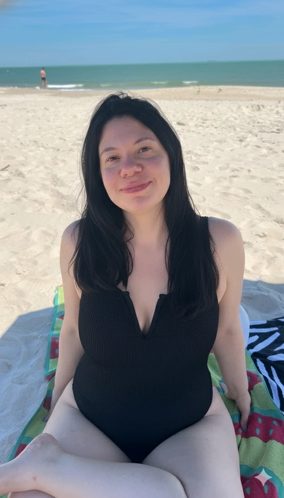 Beach on my Birthday in July, 2024 🏖️🌊⛱️🐚