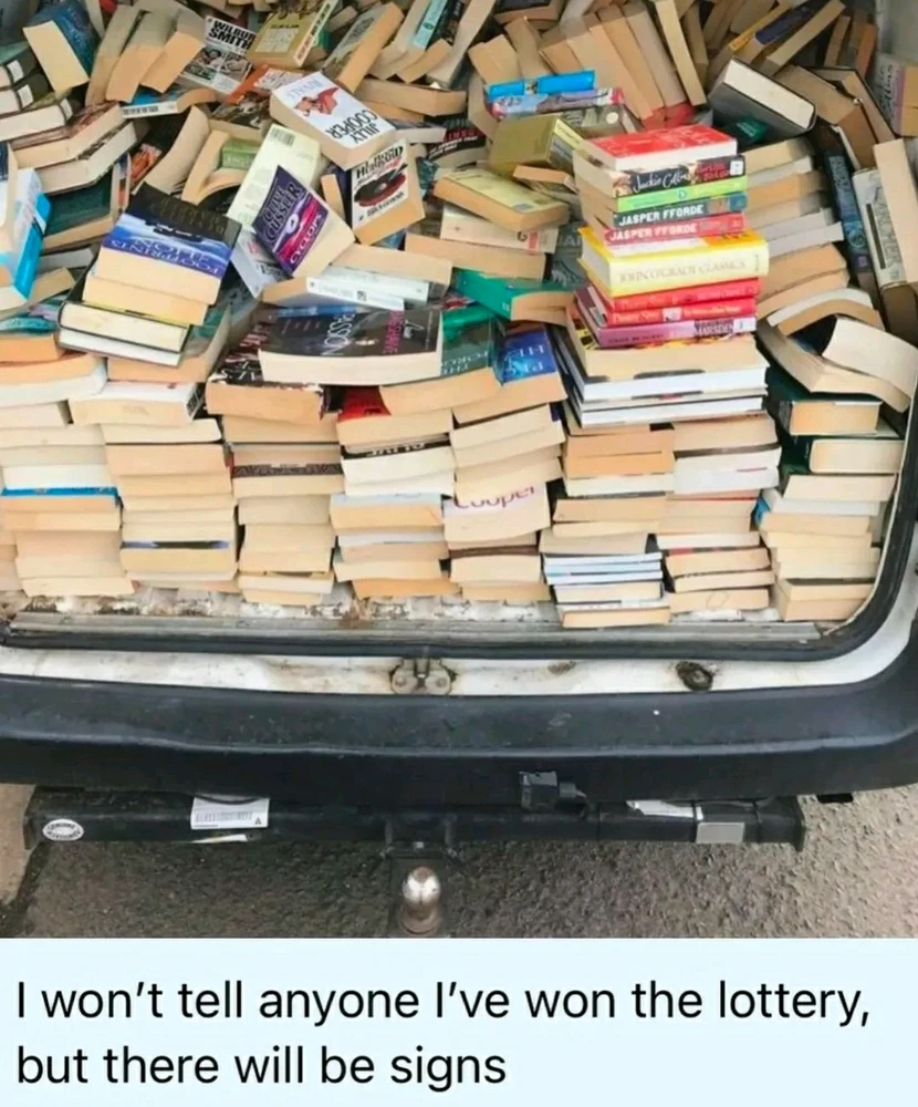 The truth of the truths. 
I am currently on Book 32 this year!

How many have you read?