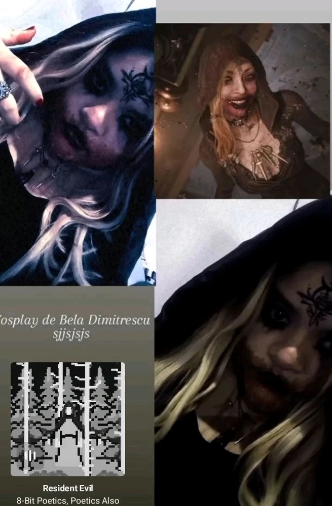 Holiss aquí ksual un cosplay de bela dimitrescu