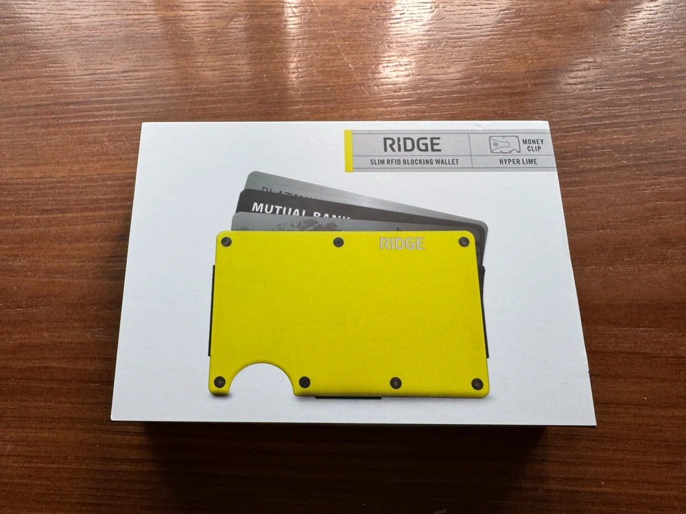 Ridge wallet