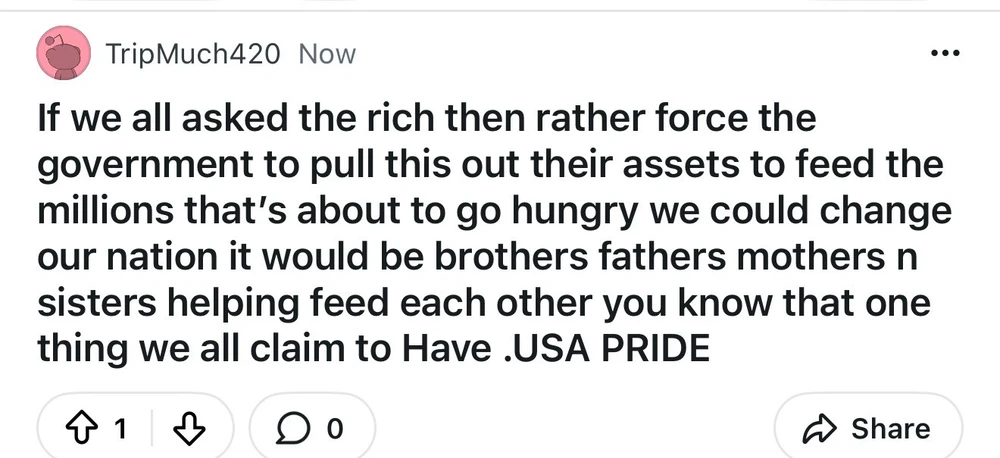 Reddit removed my post. So here